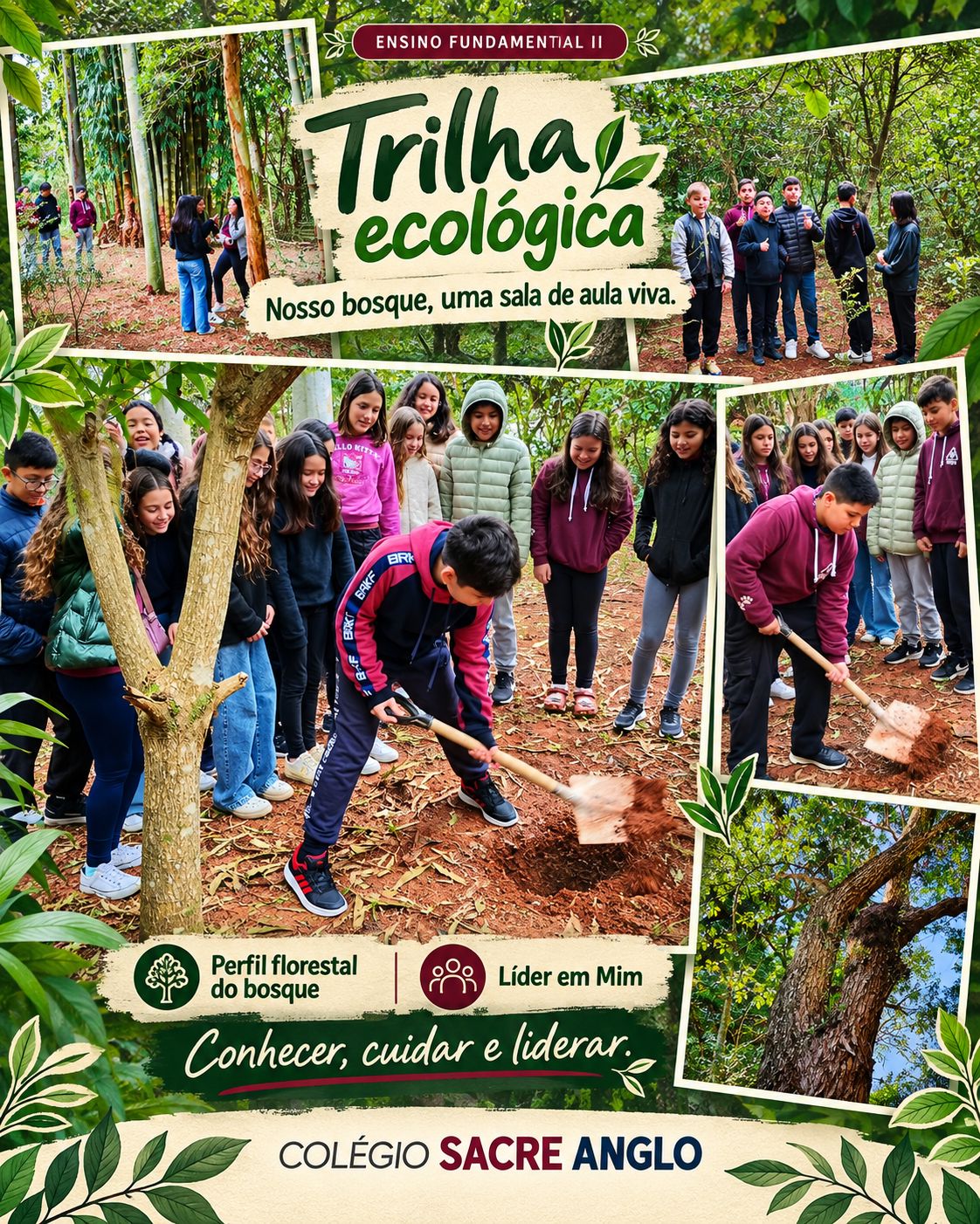 Nosso bosque, uma sala de aula viva