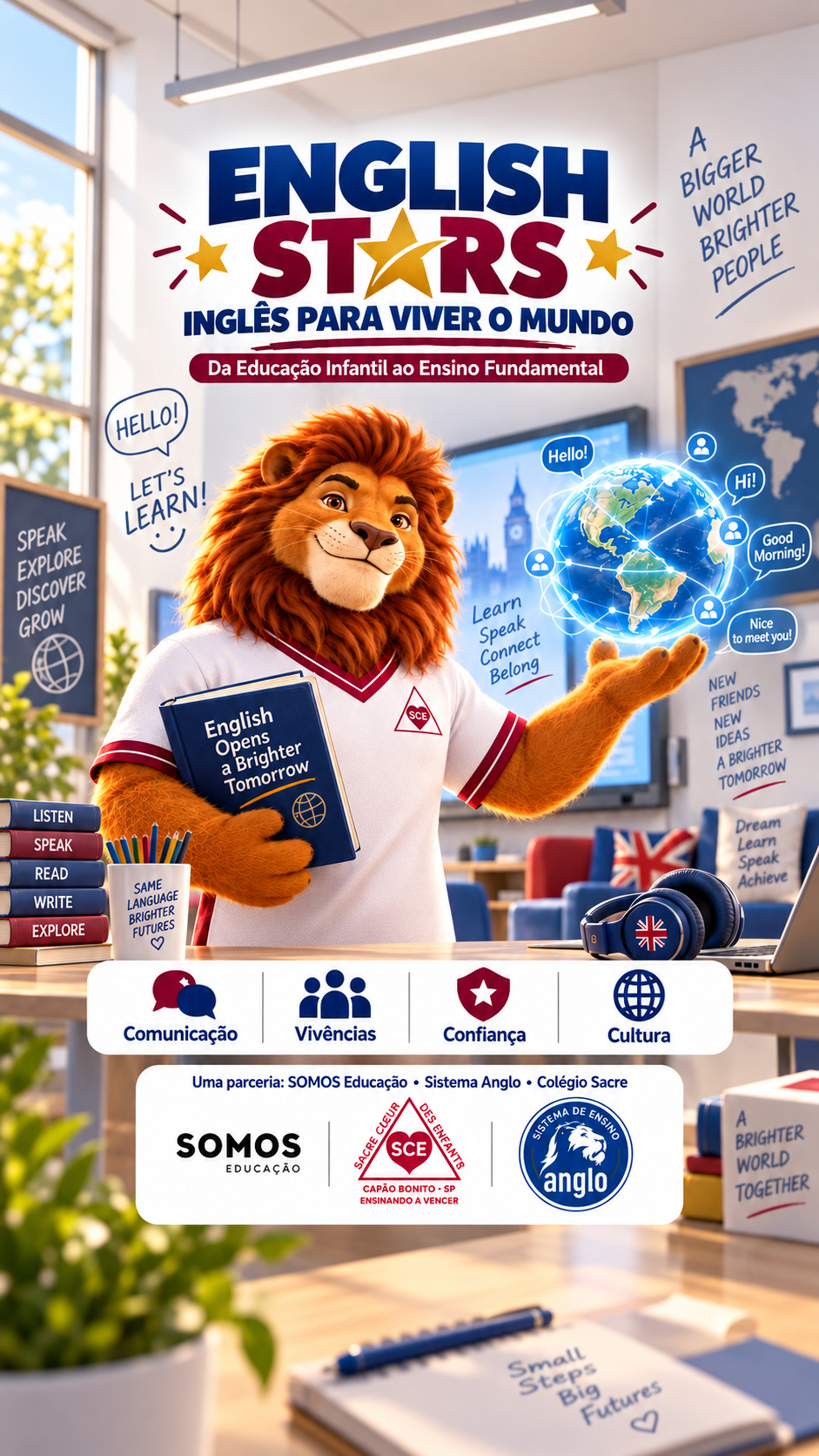 Inglês para viver o mundo.
