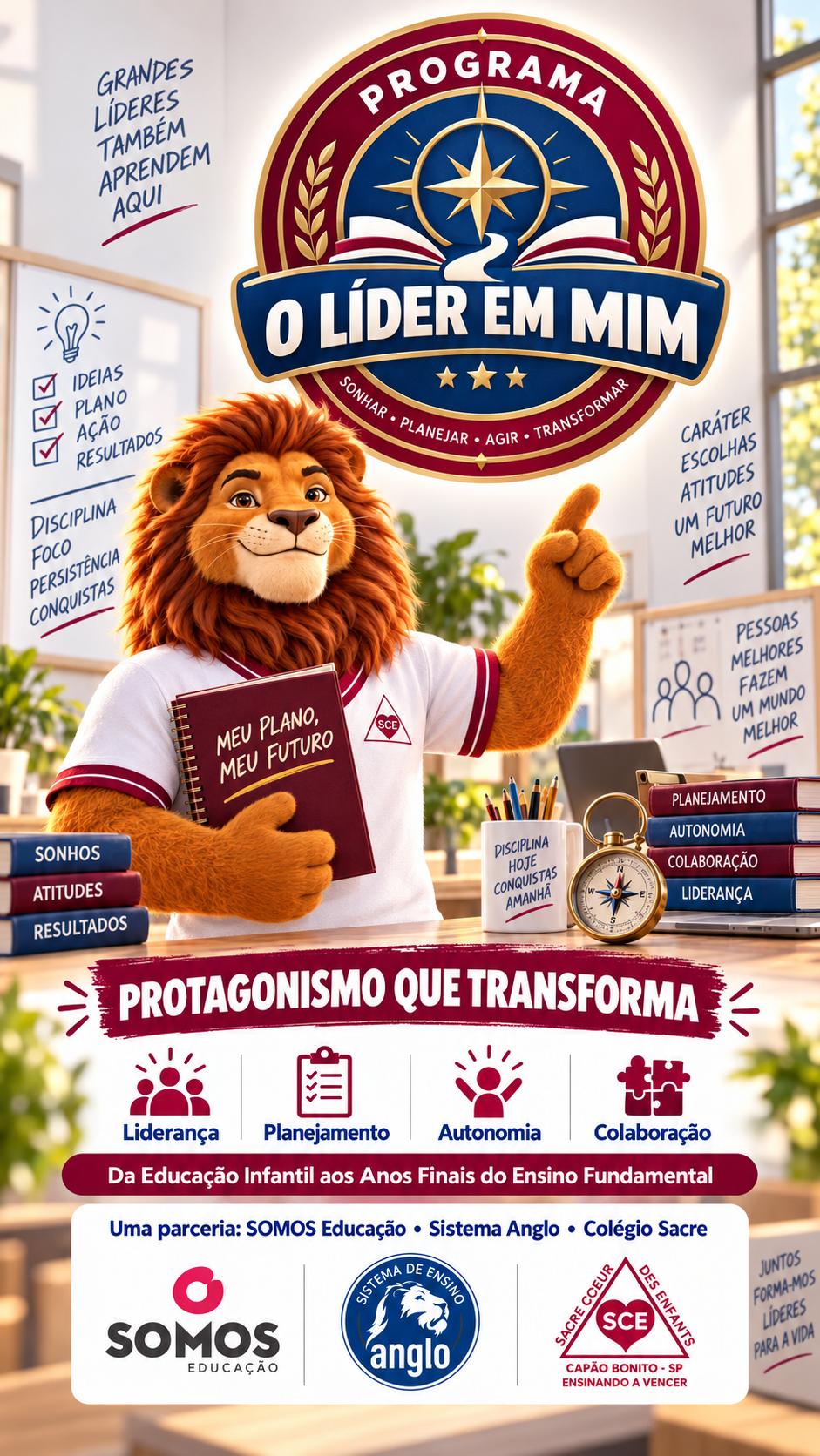 Aprender a liderar a própria vida.
