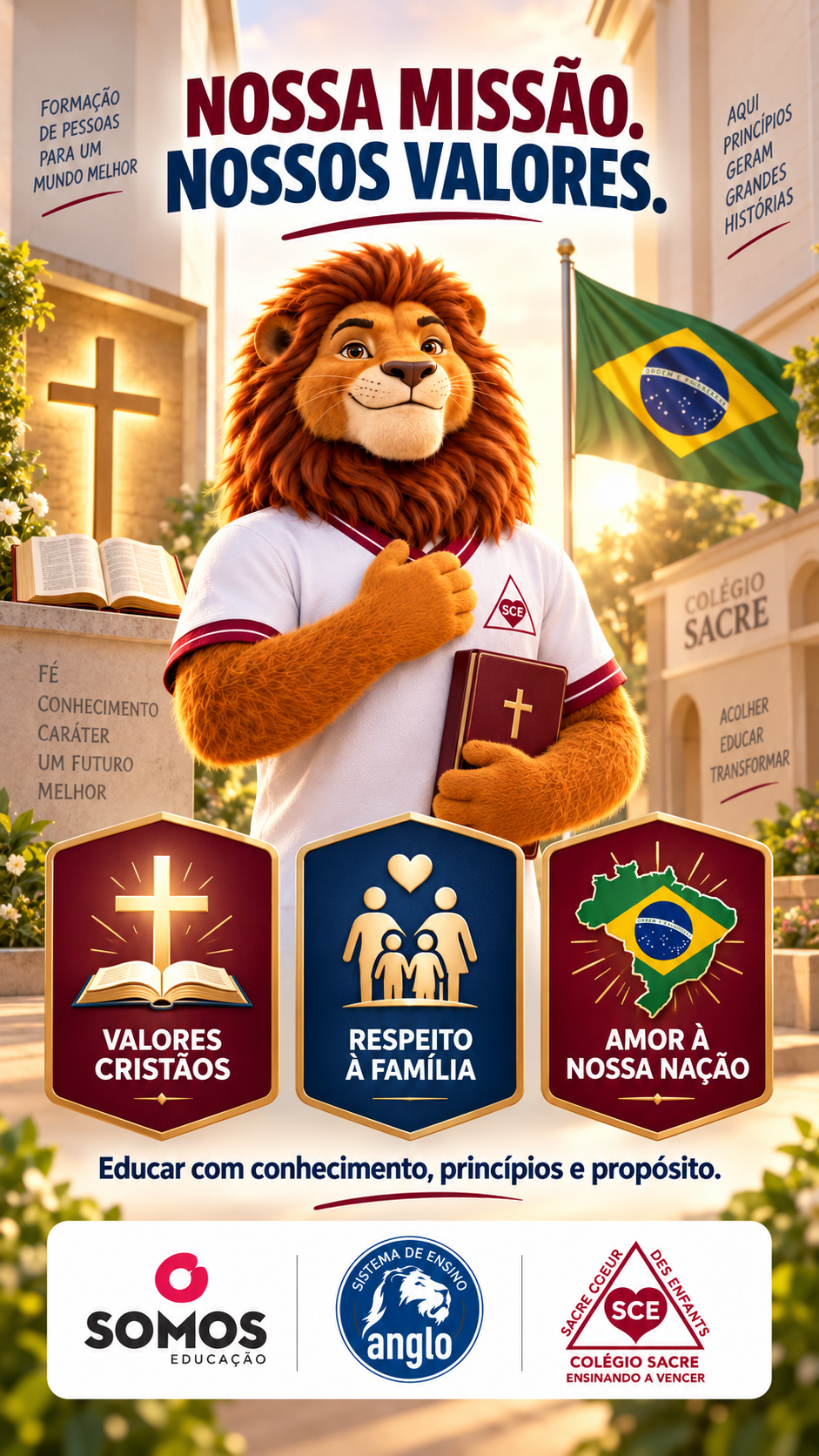 Conhecimento com princípios.